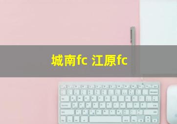 城南fc 江原fc